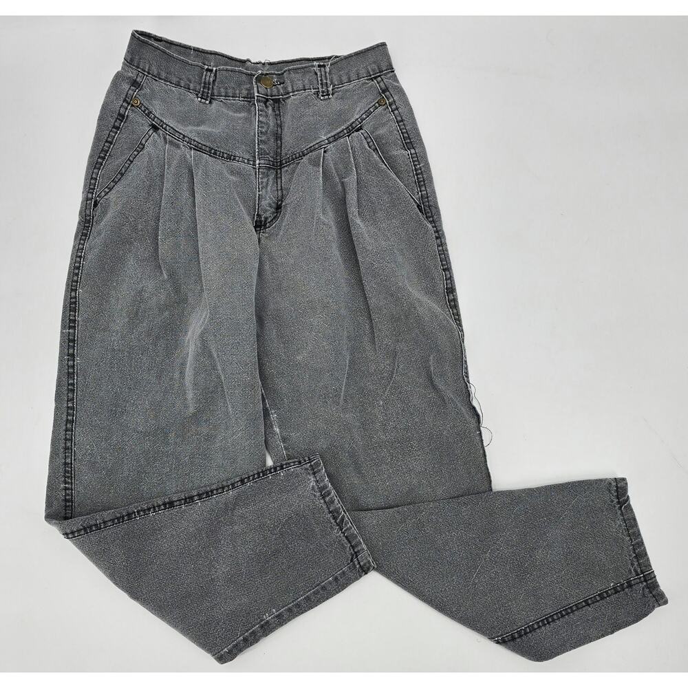 Vintage R.D. Simpson High-Waisted Pleated Mom Jeans - Made in USA